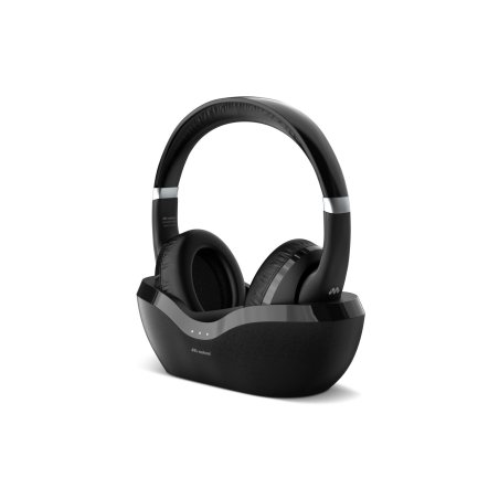 Meliconi 497338 écouteur/casque Écouteurs Avec fil &sans fil Arceau TV Bluetooth Socle de chargement Noir