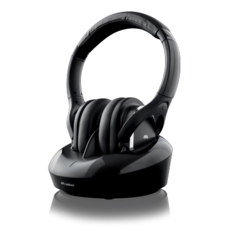 Meliconi HP DIGITAL PLUS Casque Avec fil &sans fil Arceau TV Socle de chargement Noir
