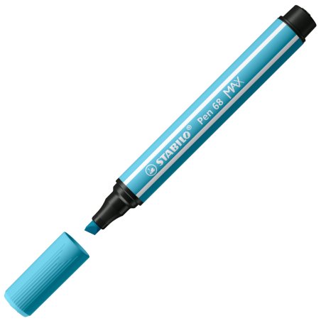 STABILO Feutre Pen 68 MAX, bleu azur