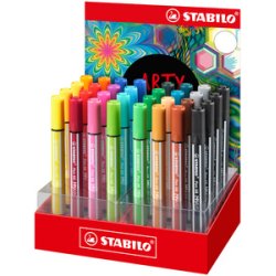STABILO Feutre Pen 68 MAX, présentoir de 32 pièces ARTY