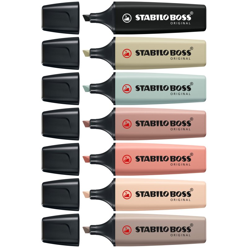 STABILO BOSS ORIGINAL NatureColors marker 1 pc(s) Chisel tip Light grey