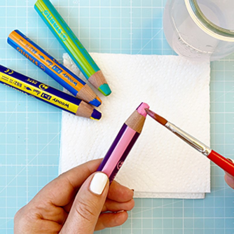 STABILO Crayon multi-talents woody 3en1 duo, rouge/vert