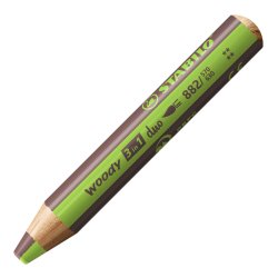 STABILO woody 3 in 1 duo Marron, Vert clair 1 pièce(s)