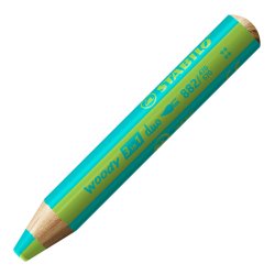 STABILO woody 3 in 1 duo Light Green, Turquoise 1 pc(s)