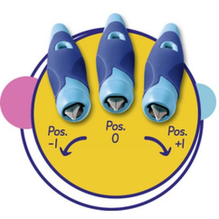 STABILO Stylo plume EASYbirdy Timber L, gaucher, rose