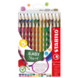 STABILO EASYcolors Ergonomic colored pencil for left-handers 24 colours - per piece