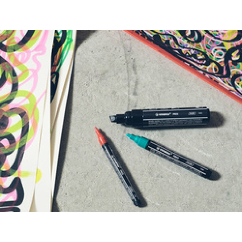 STABILO Acrylic marker FREE Acrylic T100 Pack with 5 individual colors