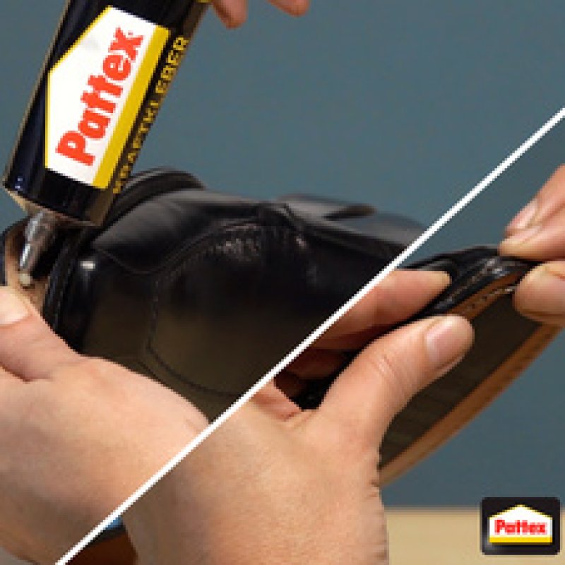 Pattex Colle de contact classic, avec solvant, tube de 125g