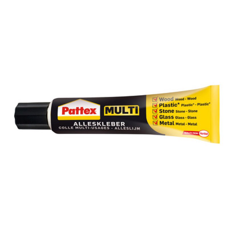 Pattex Colle universelle Multi, sans solvant, tube de 50 g