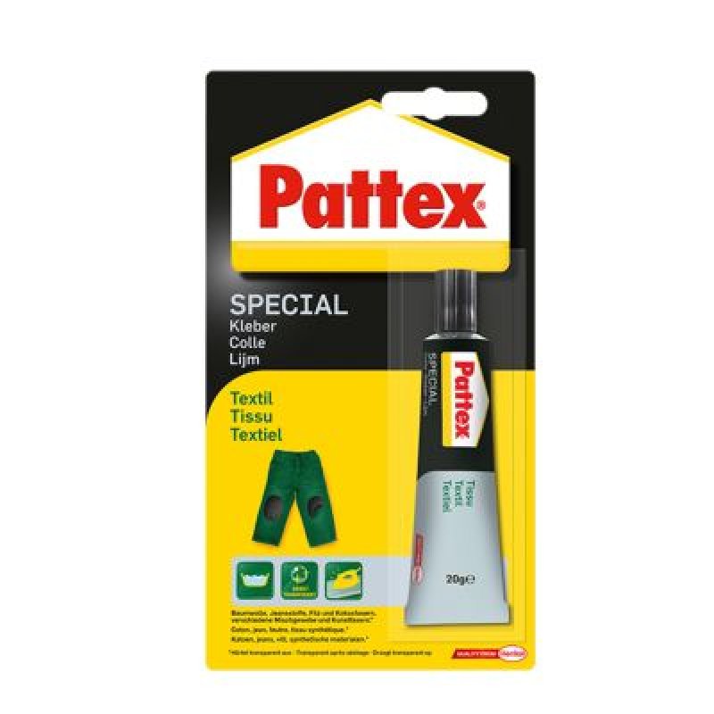 Pattex Colle spéciale TEXTIL, tube de 20 g