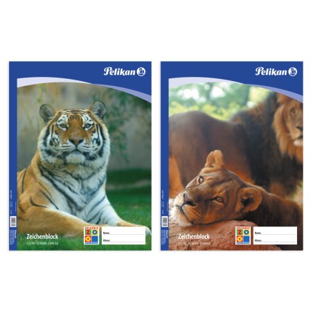 Pelikan Bloc à dessin C 2/10, A2, 100 g/m2, 10 feuilles