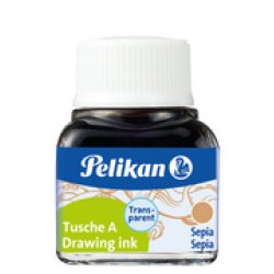 Pelikan Encre de chine A, 10 ml dans un flacon, noir (17)
