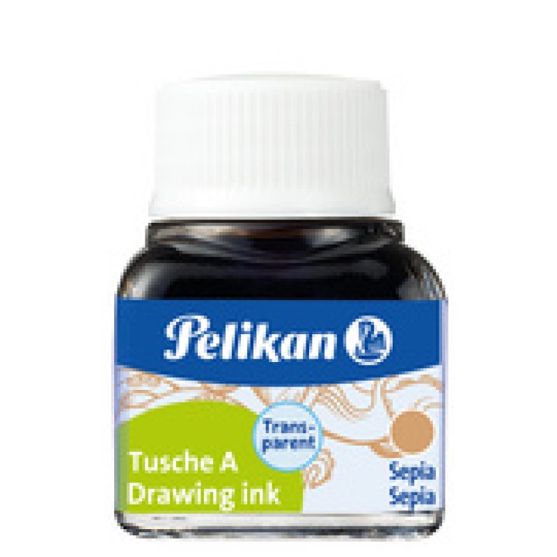 Pelikan Encre de chine A, 10 ml dans un flacon, noir (17)