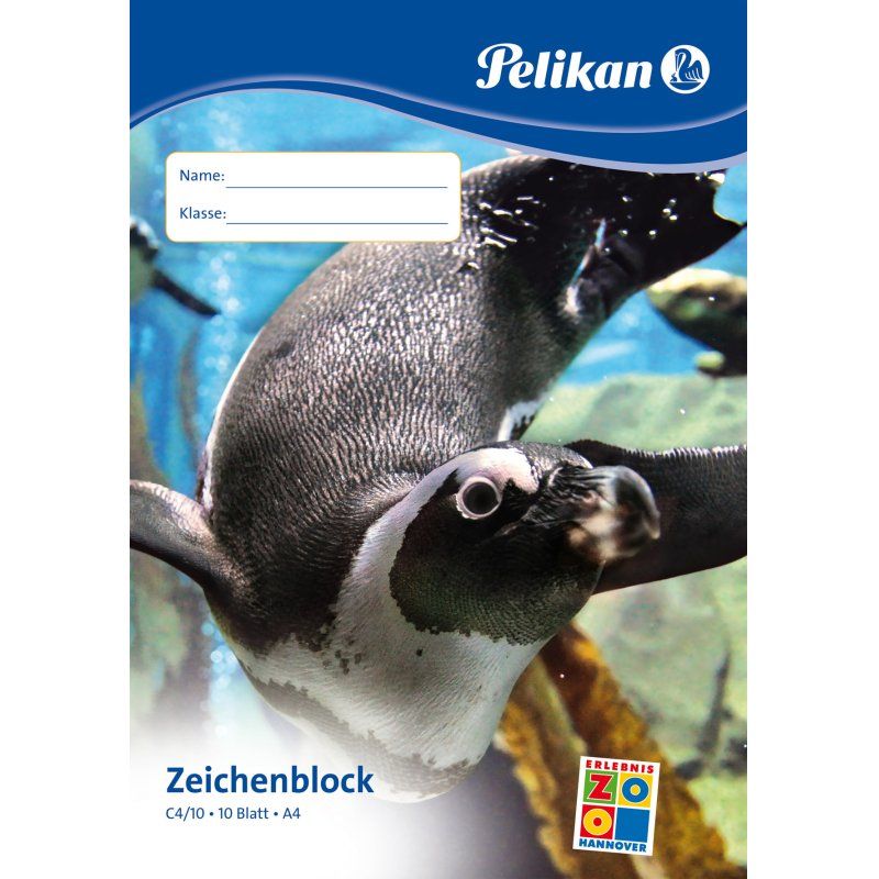 Pelikan Bloc à dessin C 4/10, A4, 100 g/m2, 10 feuilles