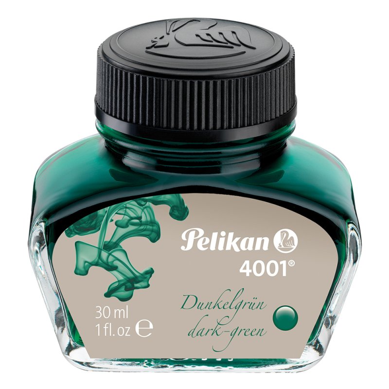 Pelikan Encre 4001 dans un flacon, vert foncé, contenu: 30ml