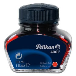 Pelikan Encre 4001 dans un flacon, rouge, contenu: 30 ml