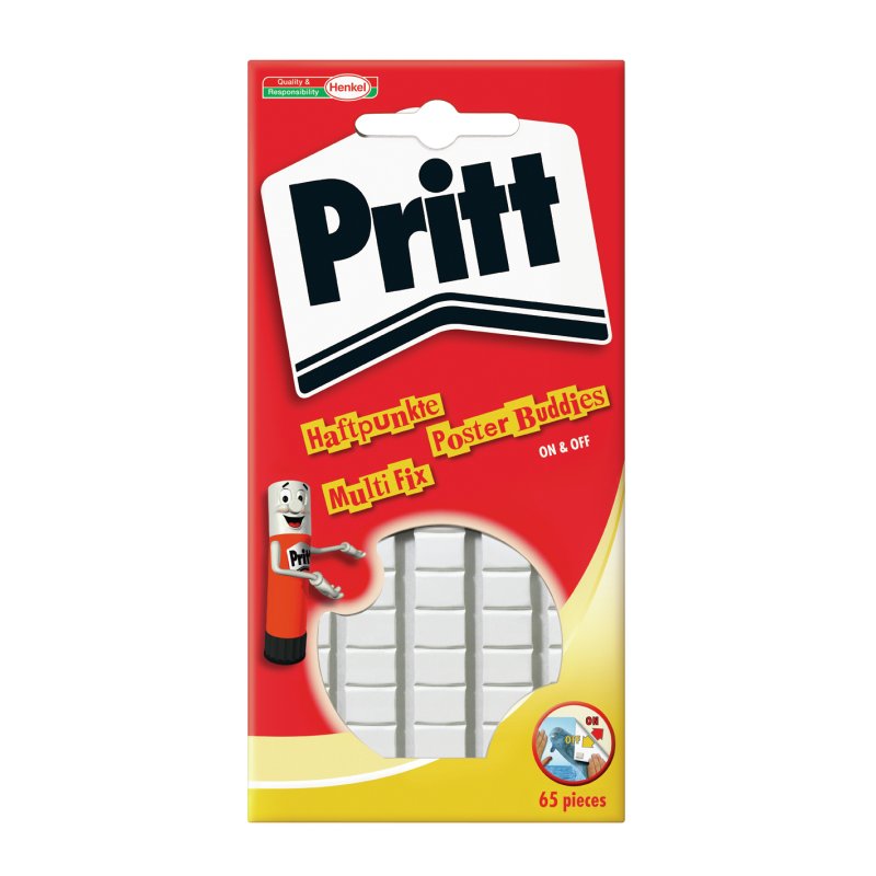 Pritt Pâte à fixer Multi-fix, détachable, blanc