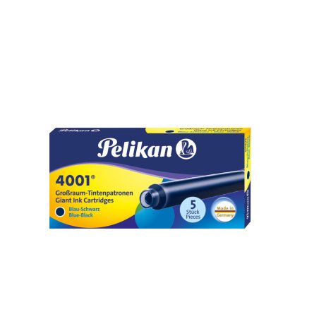 Pelikan 310607 recharge pour stylos Noir, Bleu 5 pièce(s)