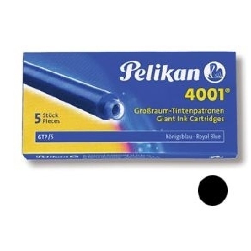 Pelikan Cartouches d'encre longues 4001 GTP/5, noir