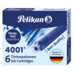 Pelikan Cartouches d'encre 4001 TP/6, marron-brillant