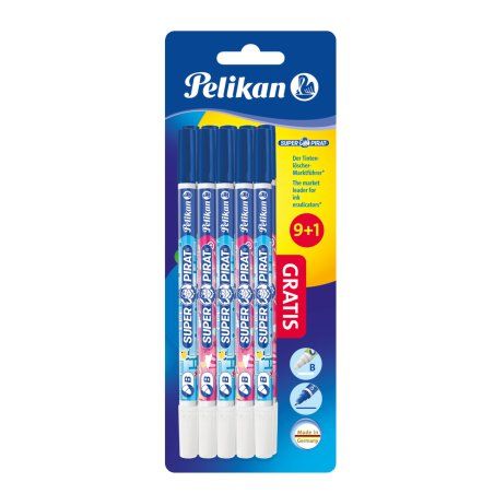 Pelikan Super Pirat eraser Plastic Multicolour 10 pc(s)