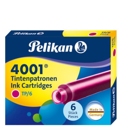 Pelikan 321075 recharge pour stylos Rose 6 pièce(s)