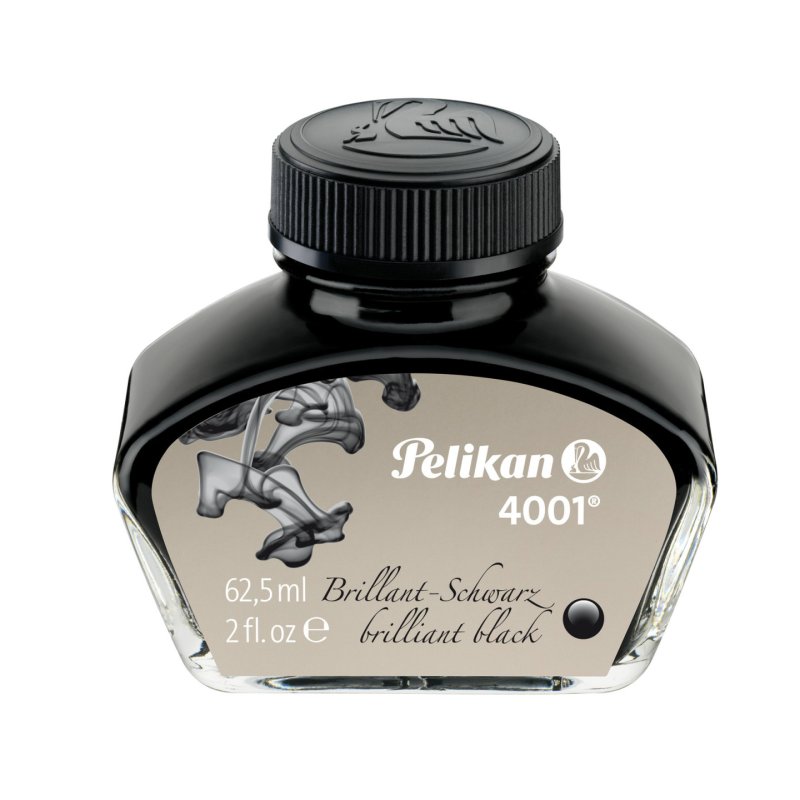 Pelikan Encre 4001 dans un flacon en verre, noir
