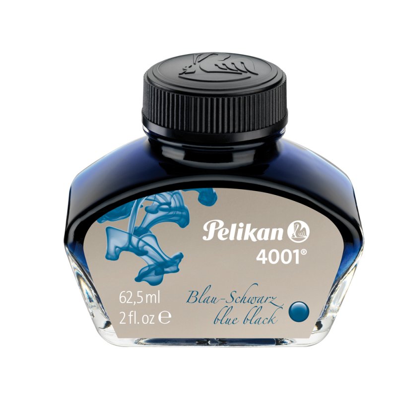 Pelikan Encre 4001 dans un flacon en verre, bleu-noir