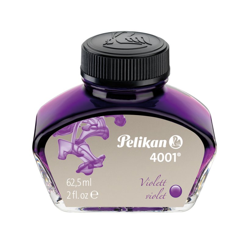 Pelikan Encre 4001 dans un flacon en verre, violet