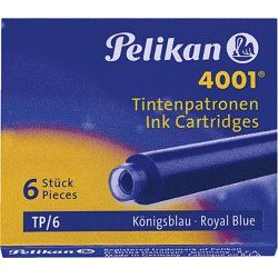 Pelikan TP/6 Blue cartouche d'encre 6 pièce(s) Bleu