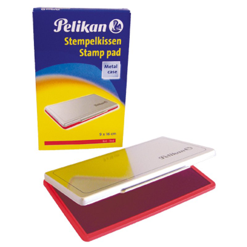 Pelikan Tampon encreur taille 1, (L)160 x (P)90 mm, rouge