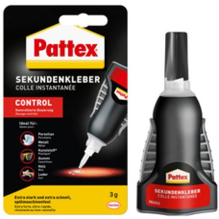 Pattex Colle instantanée CONTROL, flacon 3 g