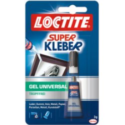 LOCTITE Colle universelle Gel, tube de 3g, sur carte blister