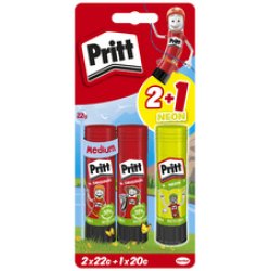 Pritt Bâton de colle BTS 2024, multipack, 3x 11 g 1x 10 g