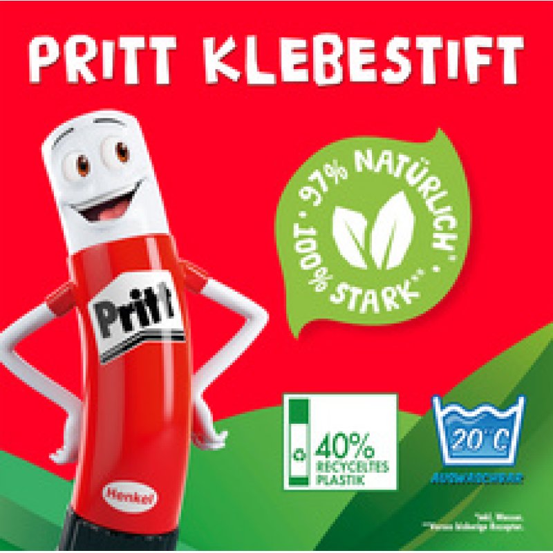 Pritt Bâton de colle BTS 2024, multipack, 3x 11 g 1x 10 g