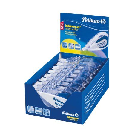 Pelikan blanco Maxi correction tape 10 m Blue, Transparent 8 pc(s)