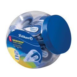 Pelikan blanco Mini film/bande correcteur Bleu, Transparent 15 pièce(s)