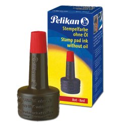 Pelikan encre à tampon 4K, rouge, contenu: 28 ml