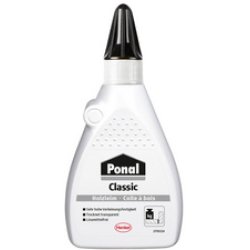 Ponal Colle à bois Classic, sans solvant, flacon de 120 g,