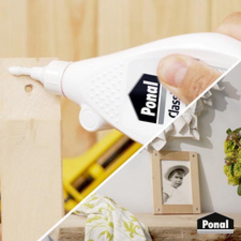 Ponal Colle à bois Classic, sans solvant, flacon de 120 g,