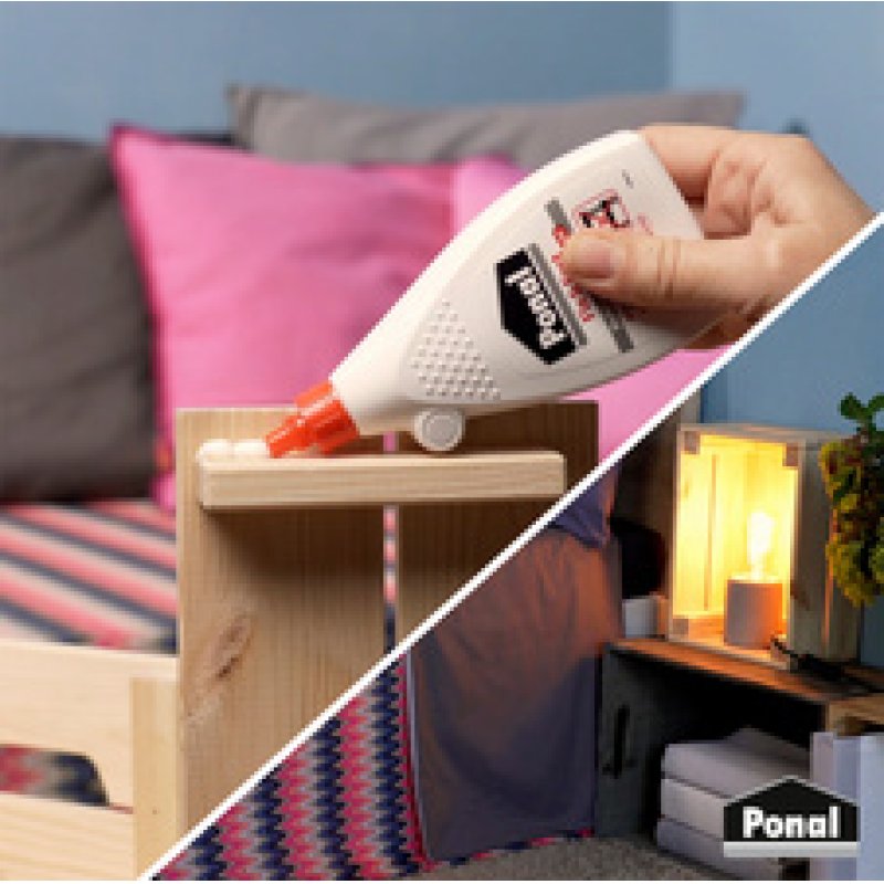 Ponal Colle à bois Fix & Fest, sans solvants, 100g