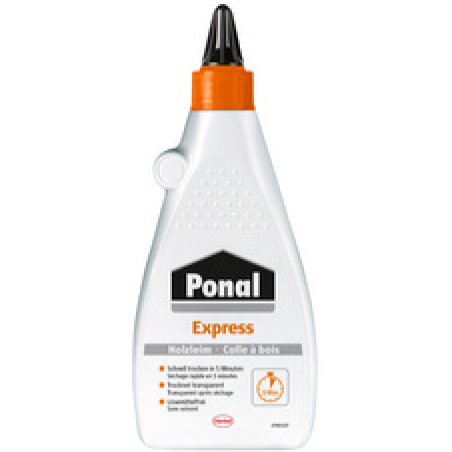Ponal Colle à bois Express, sans solvant, tube de 60 g
