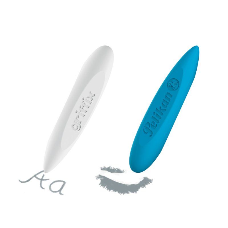Pelikan griffix eraser Thermoplastic elastomer (TPE) Assorted colours, White 2 pc(s)
