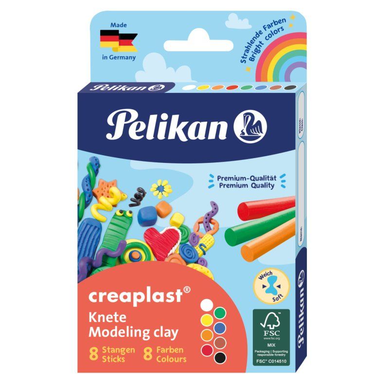 Pelikan Pâte à modeler pour enfants Creaplast, boîte pliante