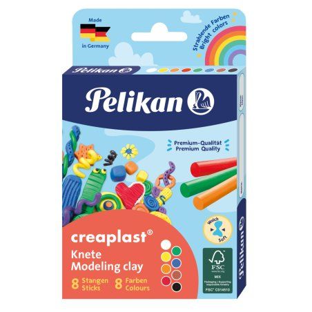 Pelikan Pâte à modeler pour enfants Creaplast, boîte pliante
