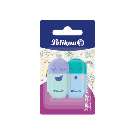 Pelikan Gomme en plastique Squeezy You, carte blister
