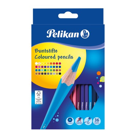 Pelikan 700139 crayon de couleur Multicolore 36 pièce(s)
