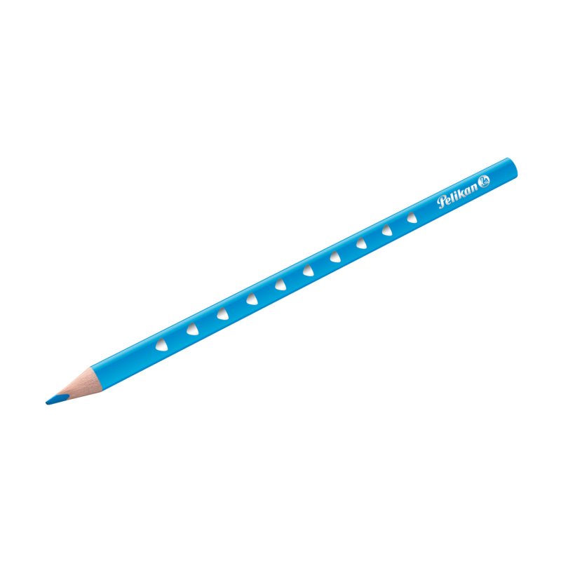 Pelikan Crayon de couleur triangulaire SILVERINO fin, étui