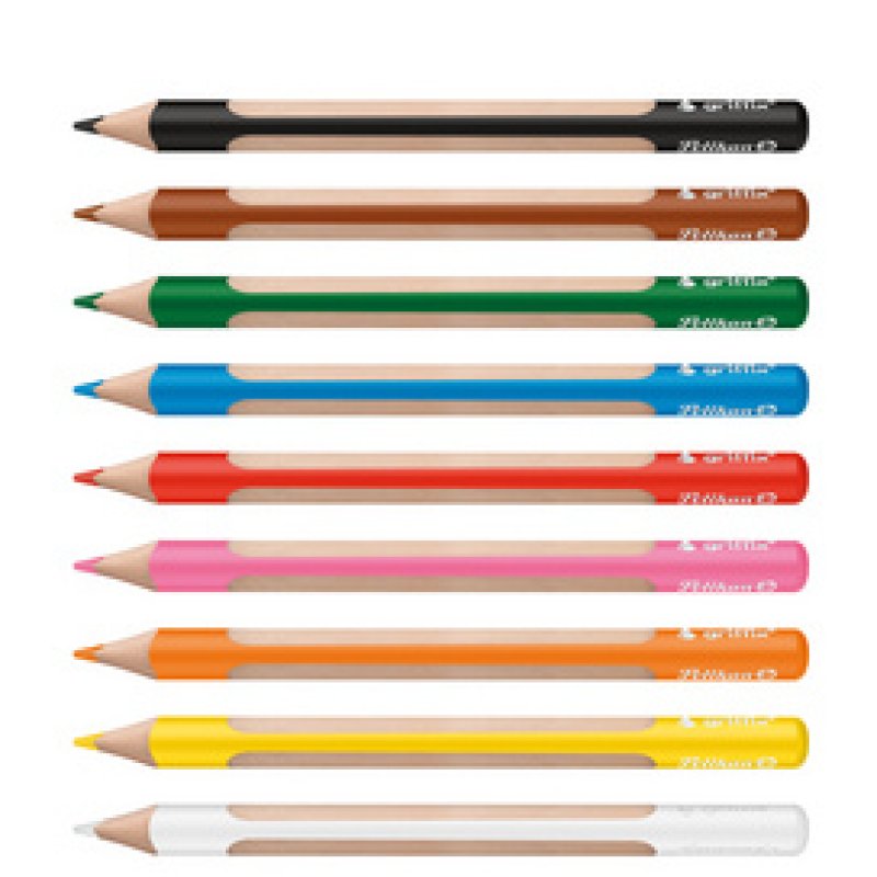Pelikan Crayon de couleur triangulaire griffix, étui de 9