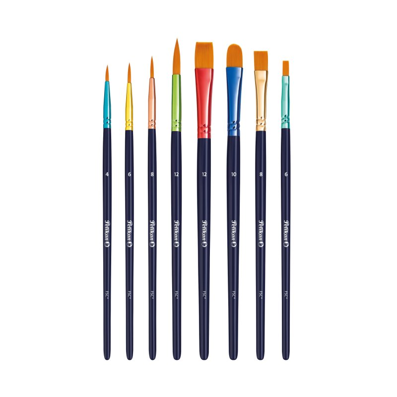 Pelikan 701181 pinceau d'artiste 8 pièce(s)